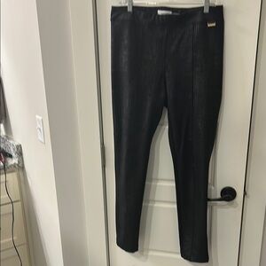 Black Calvin Klein printed Leggings